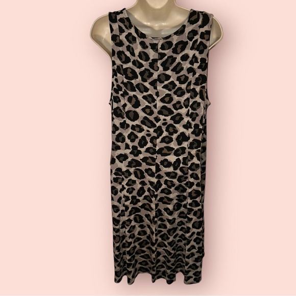 NWT Premise (XL) 🥳 2/$15 OR 3/$20 🥳 Brand New Neutral Cheetah Print Dress - Picture 4 of 6